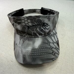 Performance Fishing Fish Skeleton Camo Visor Hat by Outdoor Cap